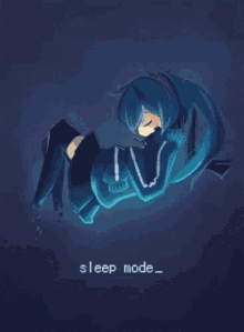 Anime Sleep Mode GIF