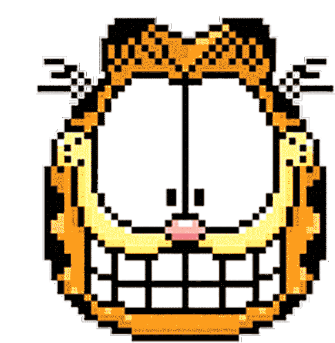 Garfield Smile Garfield Sticker - Garfield Smile Garfield Garfield Wink Stickers