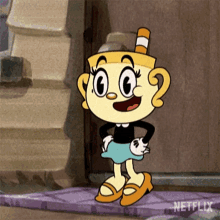 Wink Chalice GIF - Wink Chalice Cuphead Show GIFs