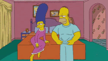 Buff Homer - The Simpsons GIF - The Simpsons Homer Simpson Marge Simpson GIFs