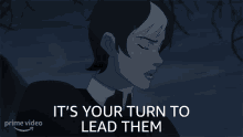 Its Your Turn To Lead Them Cassandra De Rolo GIF - Its Your Turn To Lead Them Cassandra De Rolo The Legend Of Vox Machina GIFs