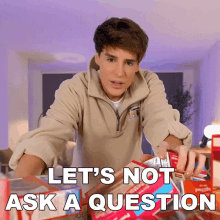 Lets Not Ask A Question Raphael Gomes GIF - Lets Not Ask A Question Raphael Gomes Lets Keep The Question To Ourselves GIFs