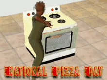 National Pizza Day Nurse Cheryl GIF - National Pizza Day Nurse Cheryl I Dont Want My Pizza Burning GIFs