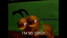 Tired Bee GIF