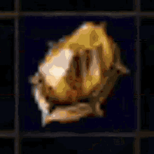 a blurred image of a person 's head with a yellow object behind them