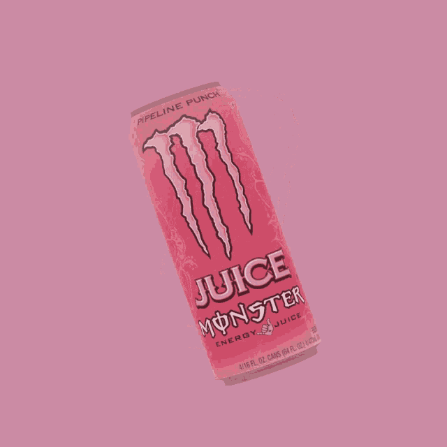 monster logo pink
