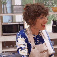 Surprised Heather GIF - Surprised Heather The Great Canadian Baking Show GIFs