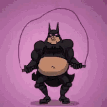 Get Some Exercise Batman GIF - Get Some Exercise Batman Jumping Rope GIFs
