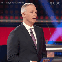 what gerry dee family feud canada huh excuse me