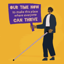 Our Time Now Make This Place Where Everyone Can Thrive GIF - Our Time Now Make This Place Where Everyone Can Thrive Disabled GIFs