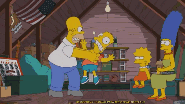 Homer Choke GIF - Homer Choke Bart - Descubre y comparte GIF