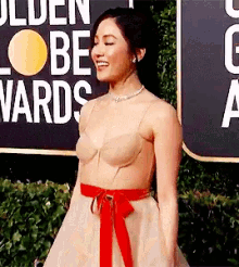 Smiling GIF - Constance Wu Happy Smile GIFs