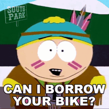 can i borrow your bike eric cartman south park s1e13 cartmans mom is a dirty slut