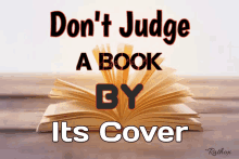 Book Quote GIF - Book Quote Do Not Judge A Book By Its Cover GIFs