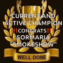 Well Done Golden Trophy GIF - Well Done Golden Trophy Shiny GIFs