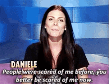 Big Brother Games Daniele GIF - Big Brother Games Daniele Be Scared Of Me GIFs