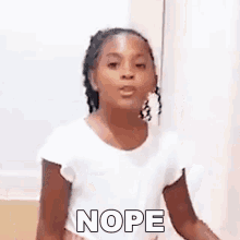 Nope Ava Mcclure GIF - Nope Ava Mcclure The Mighty Mcclures GIFs