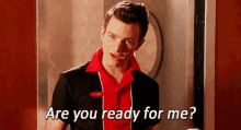 glee kurt hummel are you ready for me ready for me are you ready