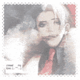 a drawing of a man with the words " crewel my love " below him
