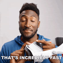 That'S Incredibly Fast Marques Brownlee GIF - That'S Incredibly Fast Marques Brownlee It Is Super Fast GIFs