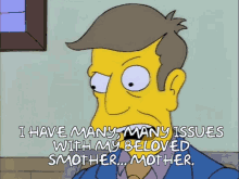 smother simpsons mother issues with smother