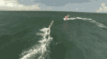 wind surfing wave jump flip extreme