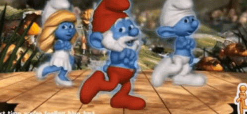 Smurf Dance GIF - Smurf Dance Epic - Discover & Share GIFs
