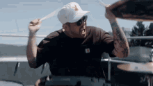 Playing The Drums Martin Alcedo GIF - Playing The Drums Martin Alcedo No Bragging Rights GIFs