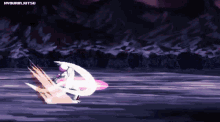 a pixel art of a person in a video game with the words hyourinjutsu on the bottom left