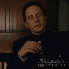 facepalm george crabtree murdoch mysteries disappointed letdown