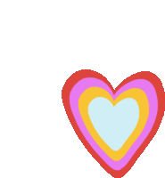 Love Heart Sticker - Love Heart Colorful Stickers