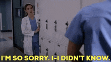 Greys Anatomy Jules Millin GIF - Greys Anatomy Jules Millin Im So Sorry I Didnt Know GIFs