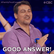 Good Answer Harold GIF - Good Answer Harold Family Feud Canada GIFs