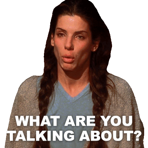 What Are You Talking About Sally Owens Sticker - What Are You Talking About Sally Owens Sandra Bullock Stickers