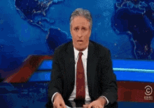 Daily Show Jon Stewart GIF - Daily Show Jon Stewart Middle Finger GIFs