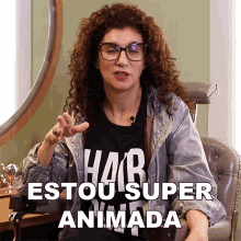 Estou Super Animada Maria Cecília Prado GIF - Estou Super Animada Maria Cecília Prado Beauty Editor Tv GIFs