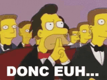 Donc Euh GIF - Lenny Donc Euh The Simpsons GIFs