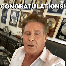 Congratulations On Your Wedding Day David Hasselhoff GIF - Congratulations On Your Wedding Day David Hasselhoff Cameo GIFs