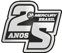 Mercury Brasil25anos Mercurymarine Sticker
