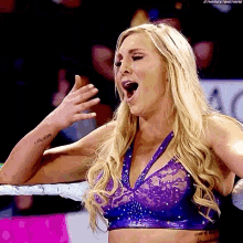 Charlotte Flair Yawn GIF - Charlotte Flair Yawn Yawning GIFs