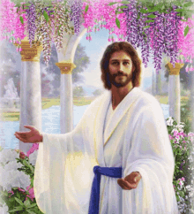 Jesus Flowers GIF