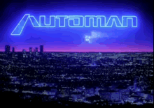 Automan Skyline GIF - Automan Skyline City Lights GIFs