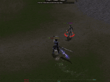 a screenshot of a video game shows a purple and white explosion and a few players including lv.3
