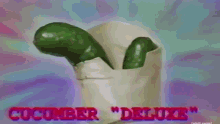 Smiling Friends Cucumber Deluxe GIF - Smiling Friends Cucumber Deluxe Super Green Bowl GIFs
