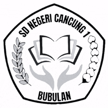 logo sd logo ssekolah dasar logo sdn cancung 1 logo sd negeri cancung 1 logo cancung 1 hitam putih