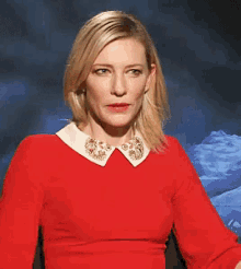 Siiiiide Eyyyyyyeee GIF - Cate Blanchett Doubt Squit Eyes GIFs
