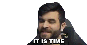 It Is Time Andrew Baena Sticker - It Is Time Andrew Baena Its Time Stickers