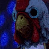 a chicken with the number 22 on it 's chest
