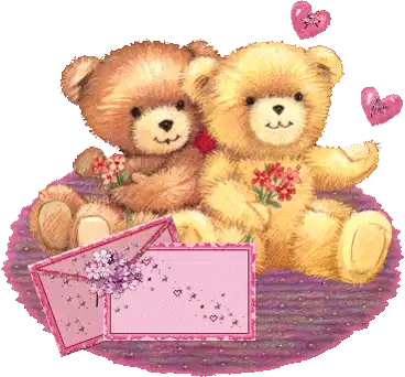 Karuna Bears Sticker - Karuna Bears Hearts Stickers