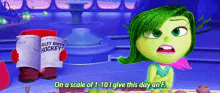 Inside Out Disgust GIF - Inside Out Disgust Scale GIFs